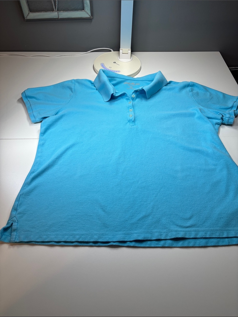 Eddie Bauer Bright Turquoise Women’s Polo Shirt